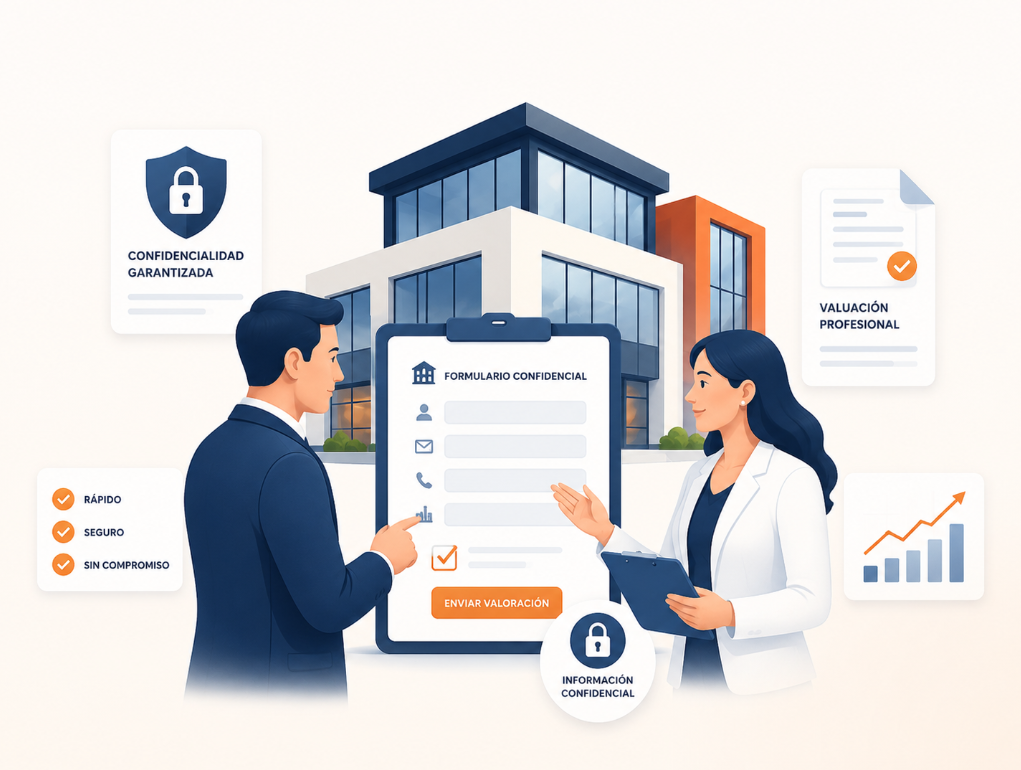 Asesoramiento y valoración confidencial de empresa inmobiliaria